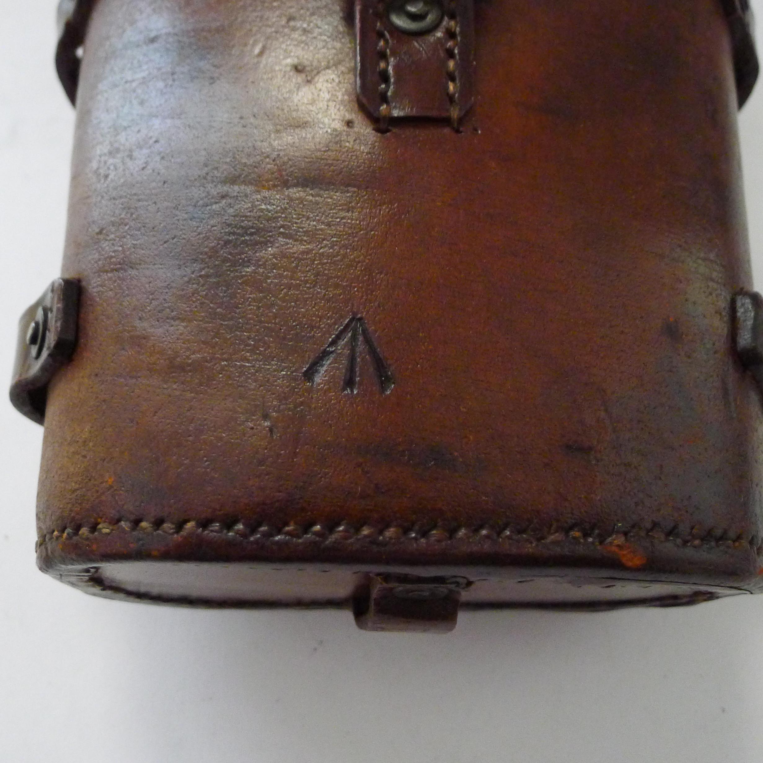 Early 20th Century Pair WW1 Binoculars and Case, British Officer's Issue, 1916, Colmont, Paris
