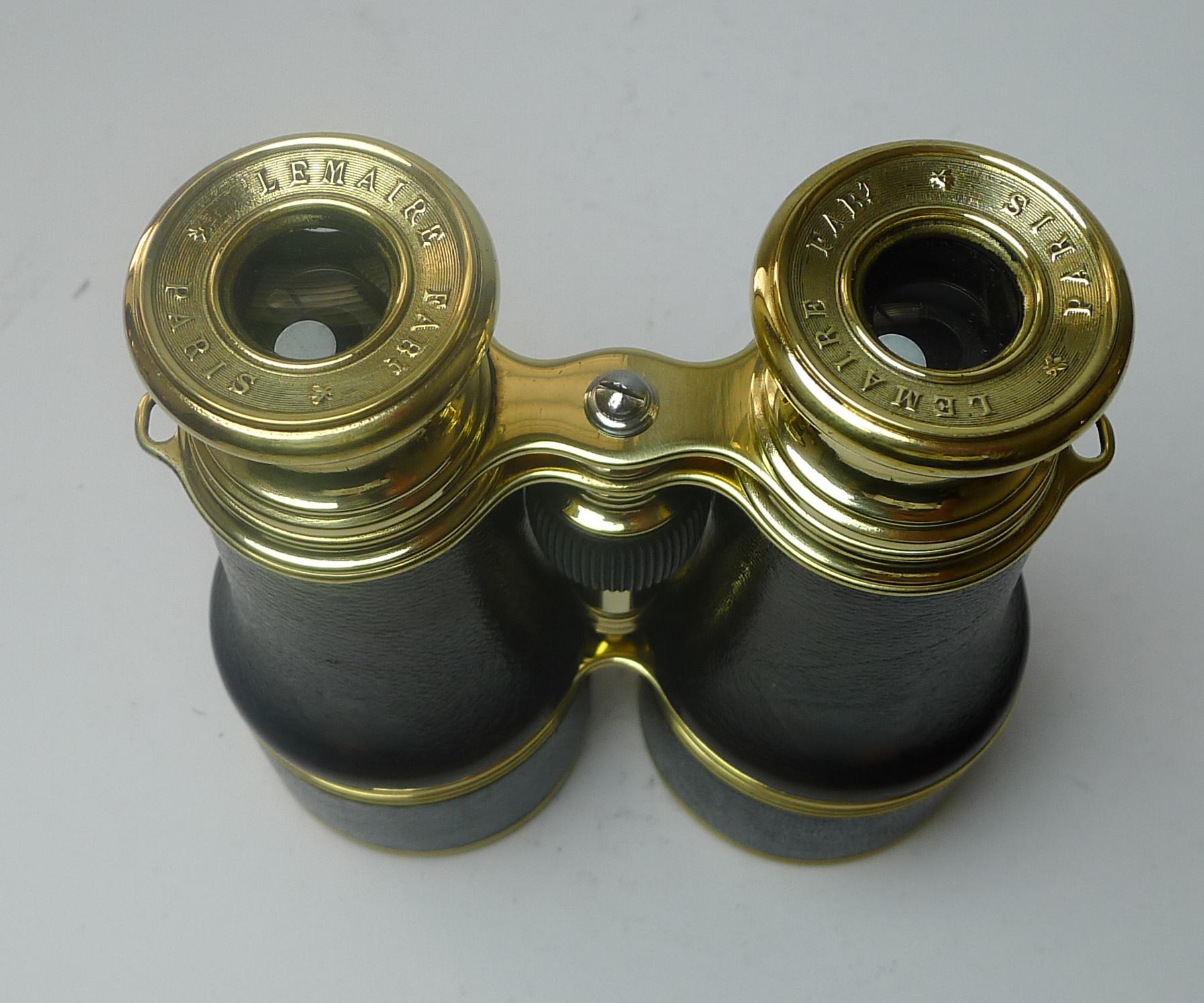 Pair WW1 Binoculars - British Officer's Issue by LeMaire, Paris 1