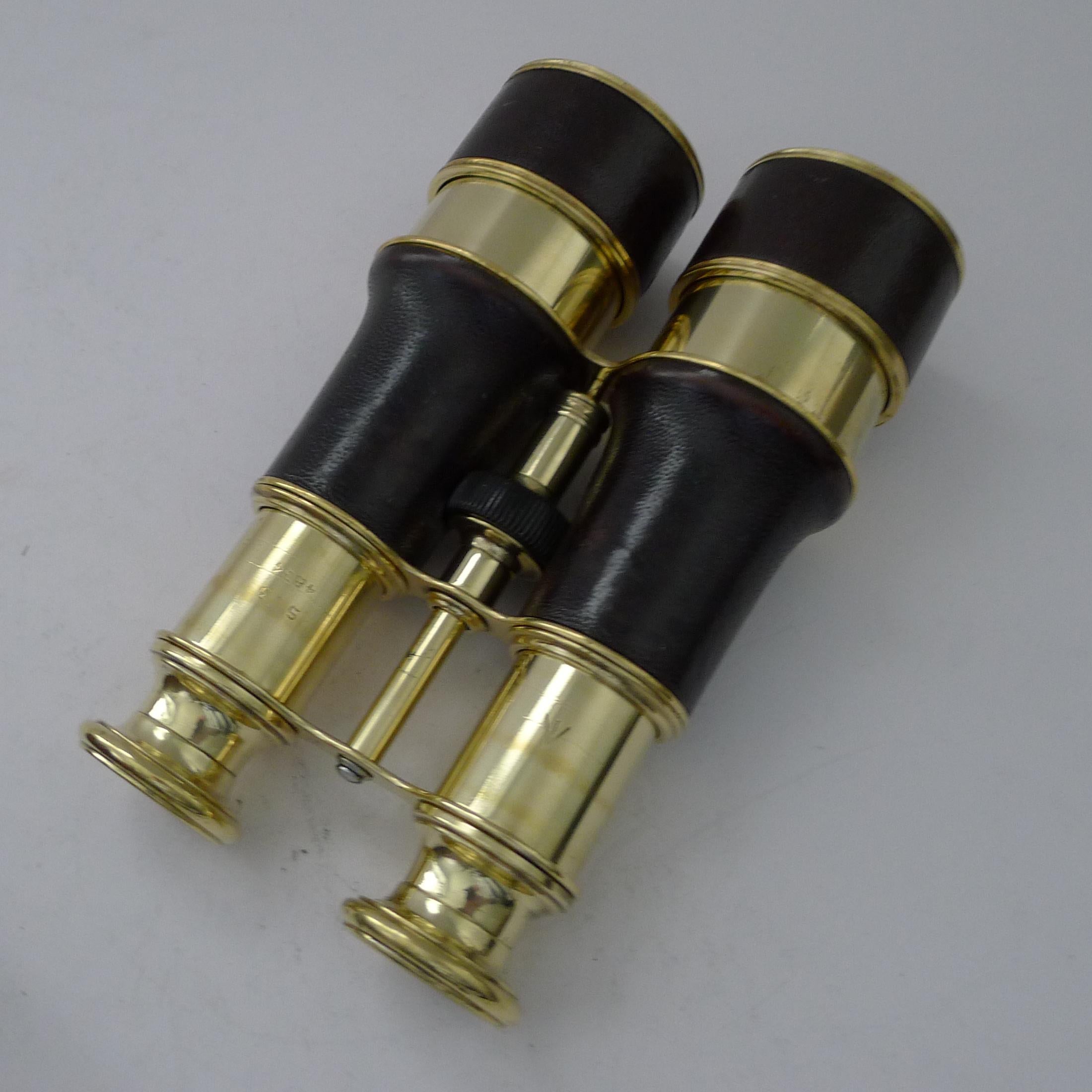 Pair WW1 Binoculars - British Officer's Issue by LeMaire, Paris 4