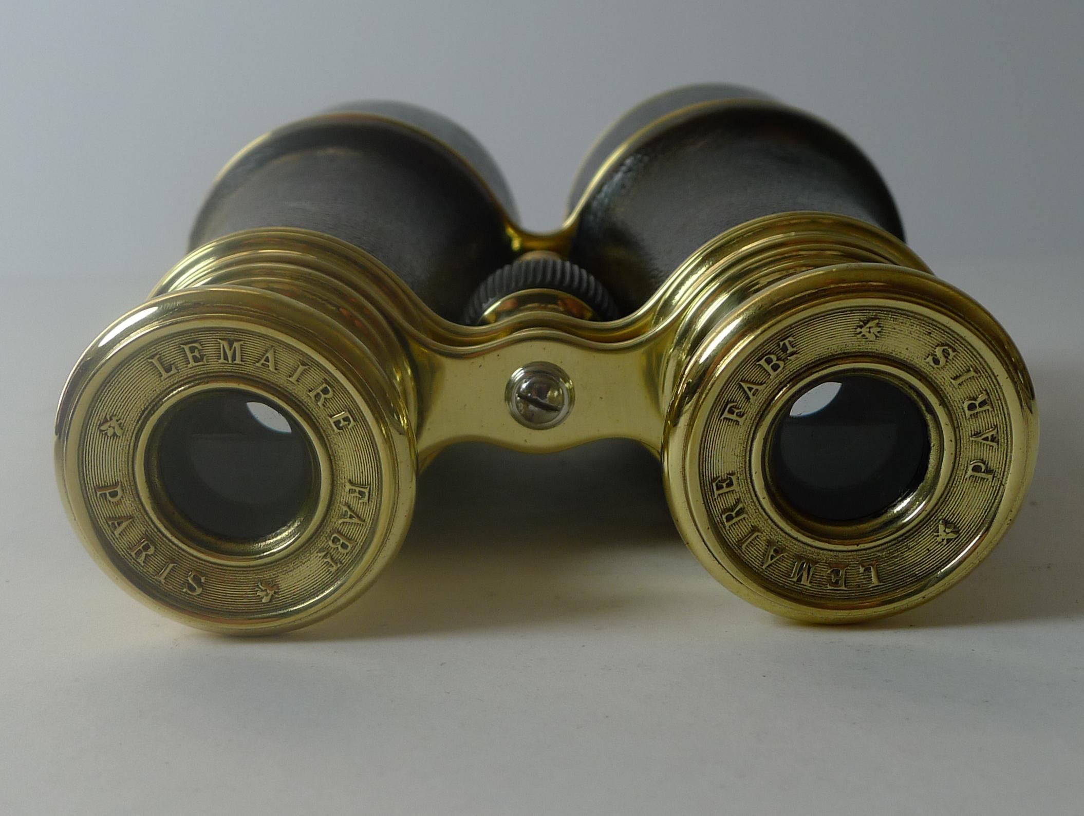 Pair WW1 Binoculars - British Officer's Issue by LeMaire, Paris 2