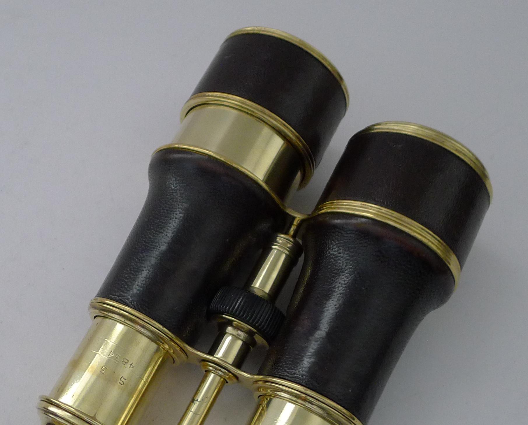 Pair WW1 Binoculars - British Officer's Issue by LeMaire, Paris 5