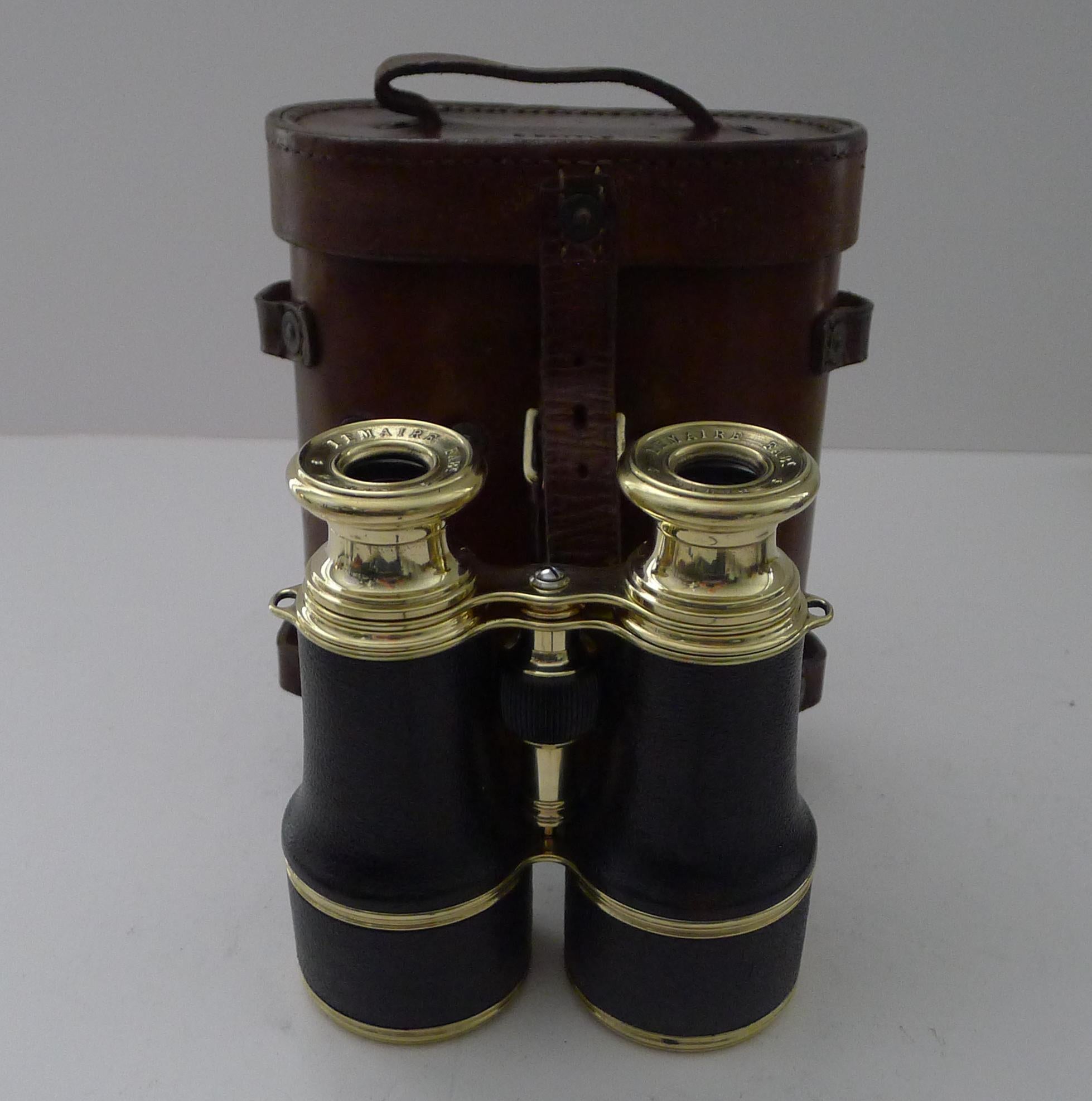 Pair WW1 Binoculars - British Officer's Issue by LeMaire, Paris For Sale 6