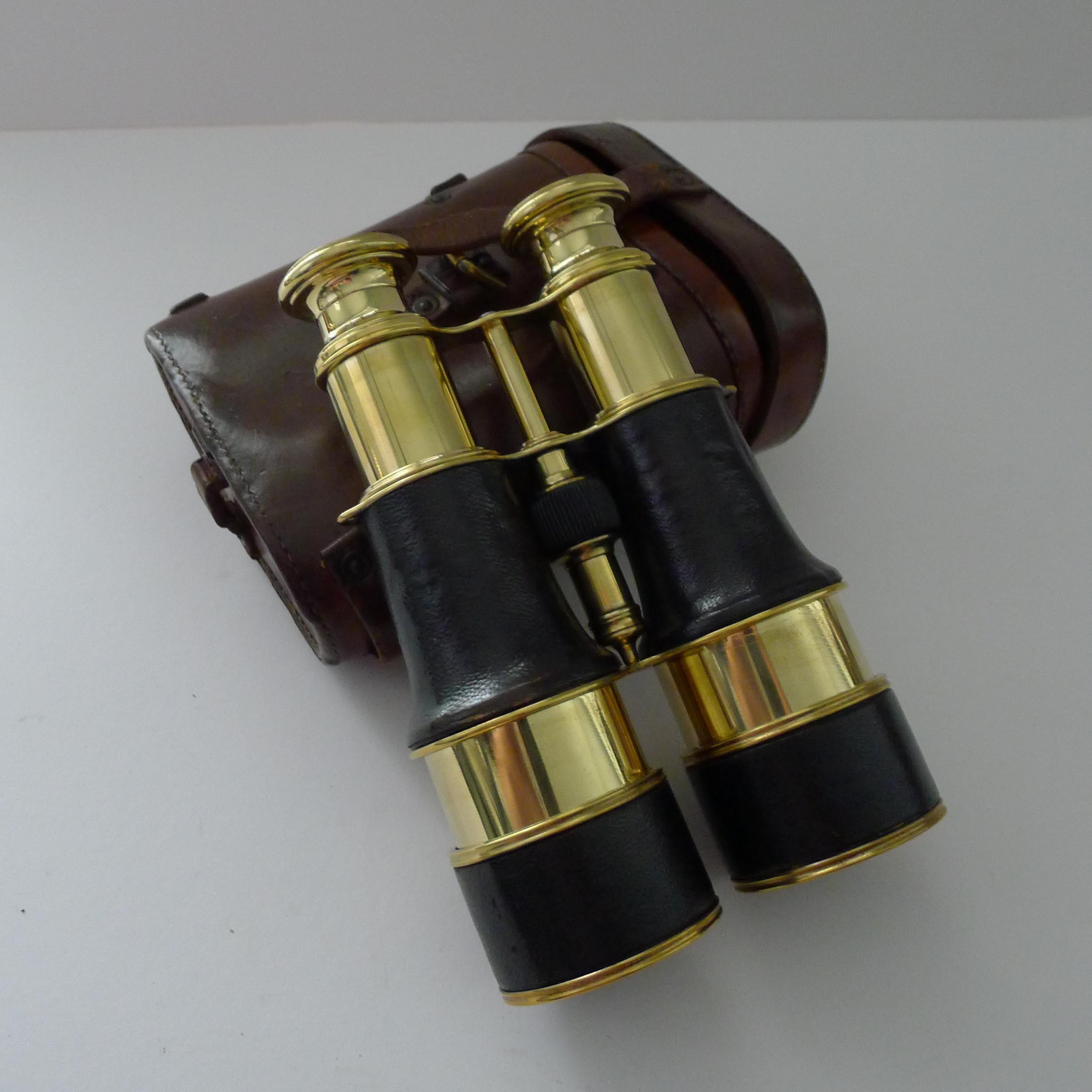 Pair WW1 Binoculars - British Officer's Issue by LeMaire, Paris 6