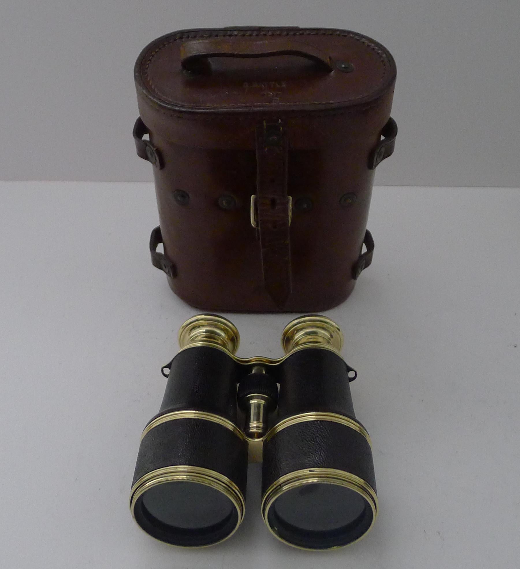 Pair WW1 Binoculars - British Officer's Issue by LeMaire, Paris For Sale 7