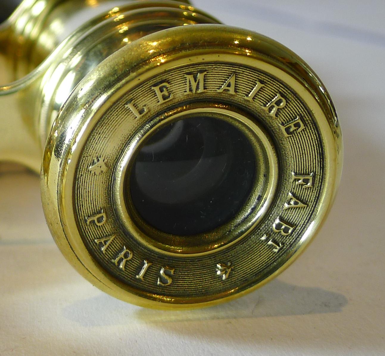 Pair WW1 Binoculars, British Officer's Issue by LeMaire, Paris In Good Condition In Bath, GB
