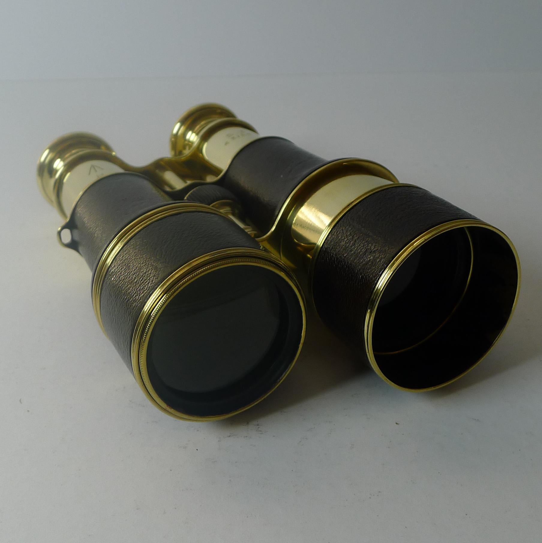 French Pair WW1 Binoculars - British Officer's Issue by LeMaire, Paris