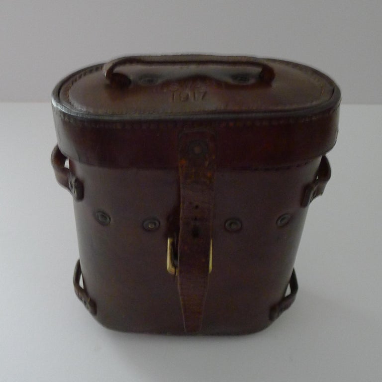 LEMAIRE PARIS JUMELLES anciennes bronze cuir militaire WW1 ? EUR 60,00