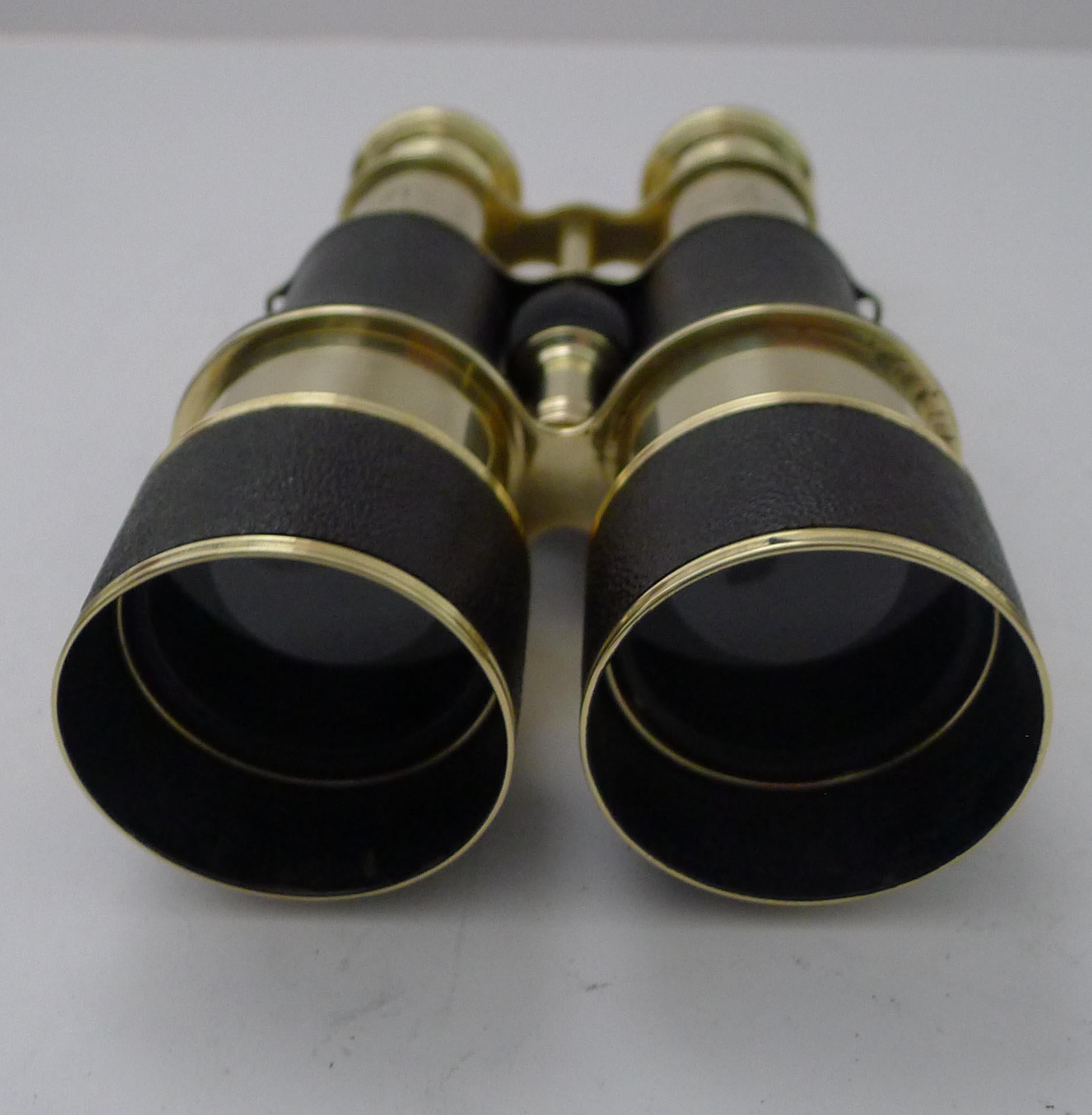 Pair WW1 Binoculars - British Officer's Issue by LeMaire, Paris For Sale 1