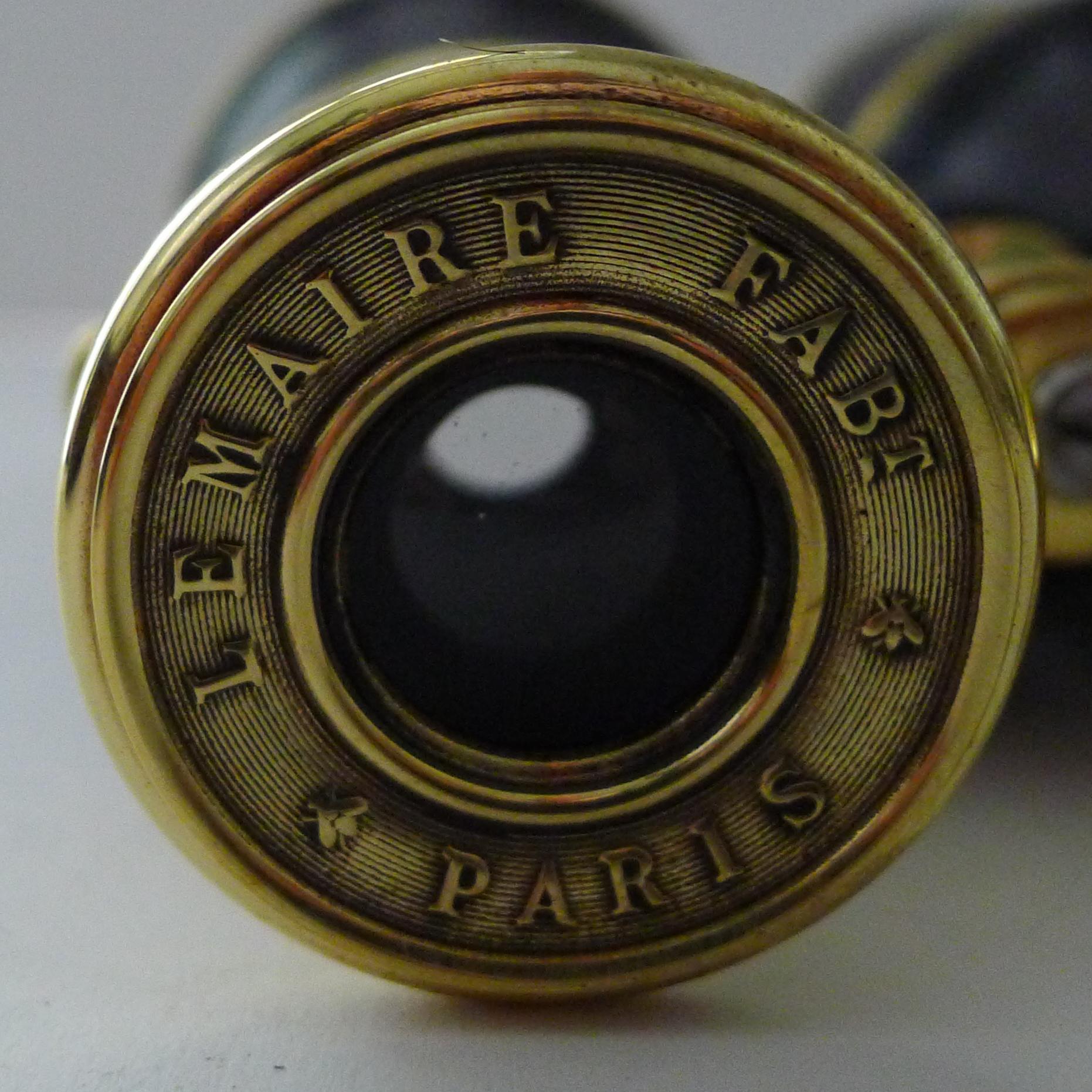 Pair WW1 Binoculars - British Officer's Issue by LeMaire, Paris 2