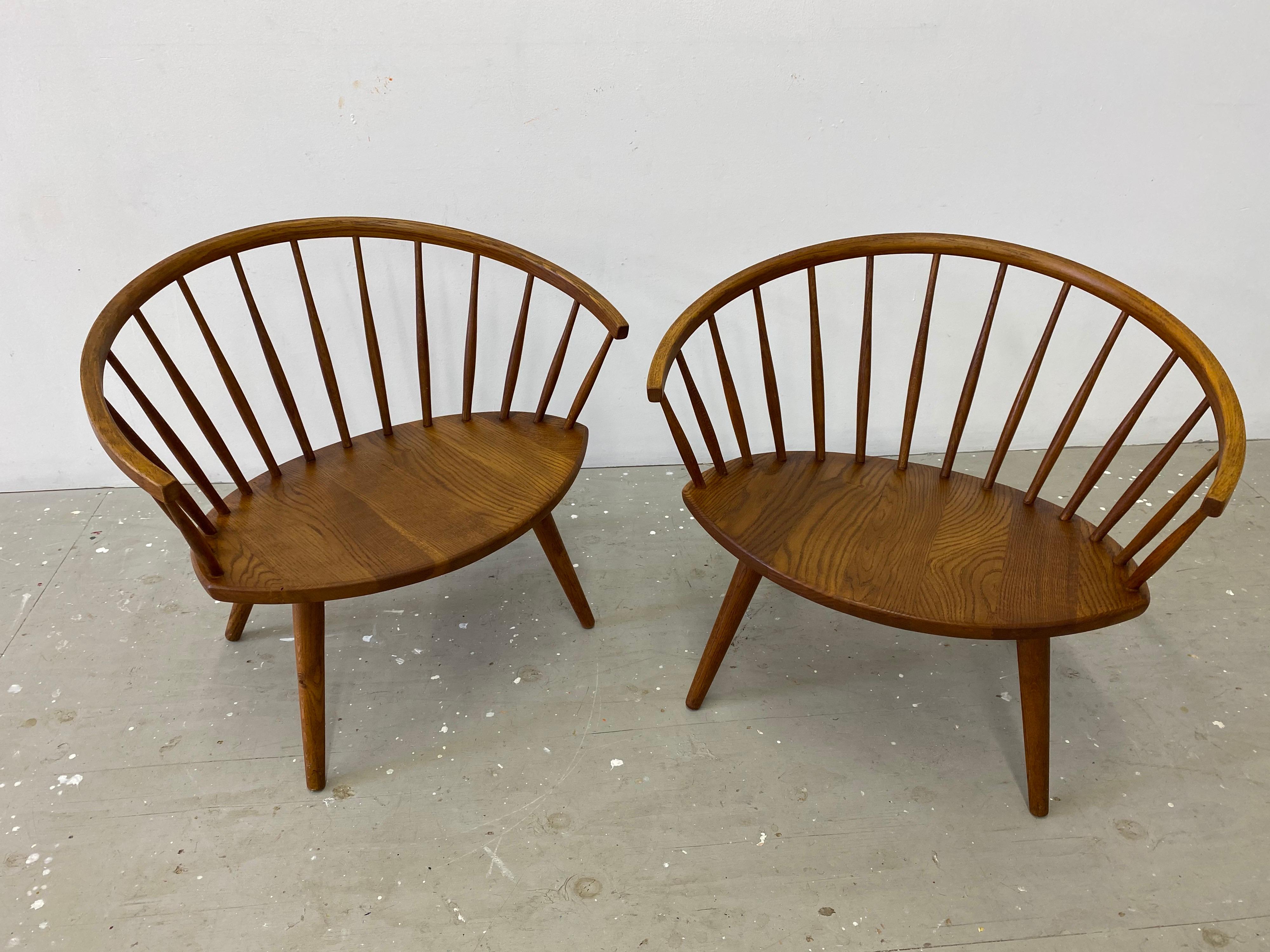 Pair of Yngve Ekstrom “Arka” Lounge Chairs In Good Condition In Philadelphia, PA