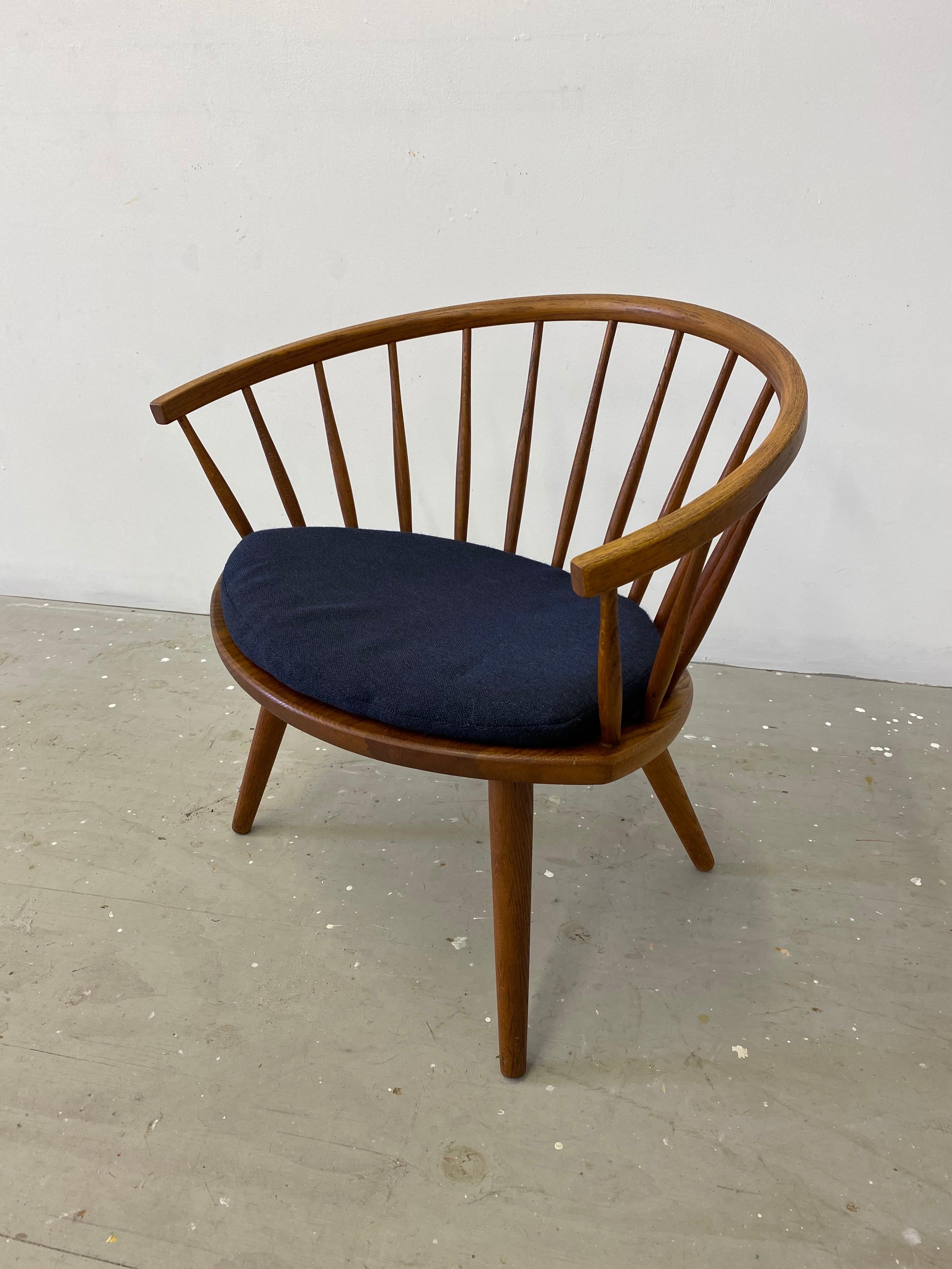 Oak Pair of Yngve Ekstrom “Arka” Lounge Chairs