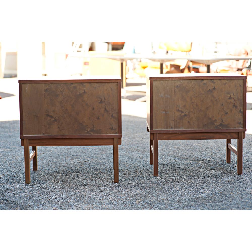 European Pair of Yngve Ekström DUX Mid-Century Modern Nightstands