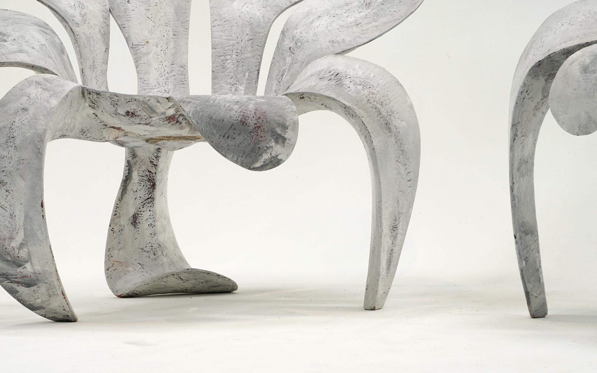 Paire de fauteuils Yves Boucard Composite polychromé à grande échelle Suisse 2004  Bon état - En vente à Kansas City, MO