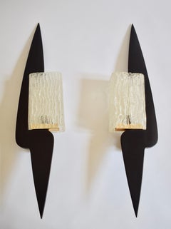 Paire d'appliques de la Maison Arlus, France, 1950