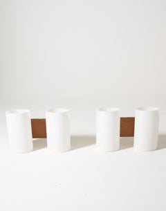 Paire D’appliques Scandinave Uno Et Östen Kristiansson Pour Luxus 1960s