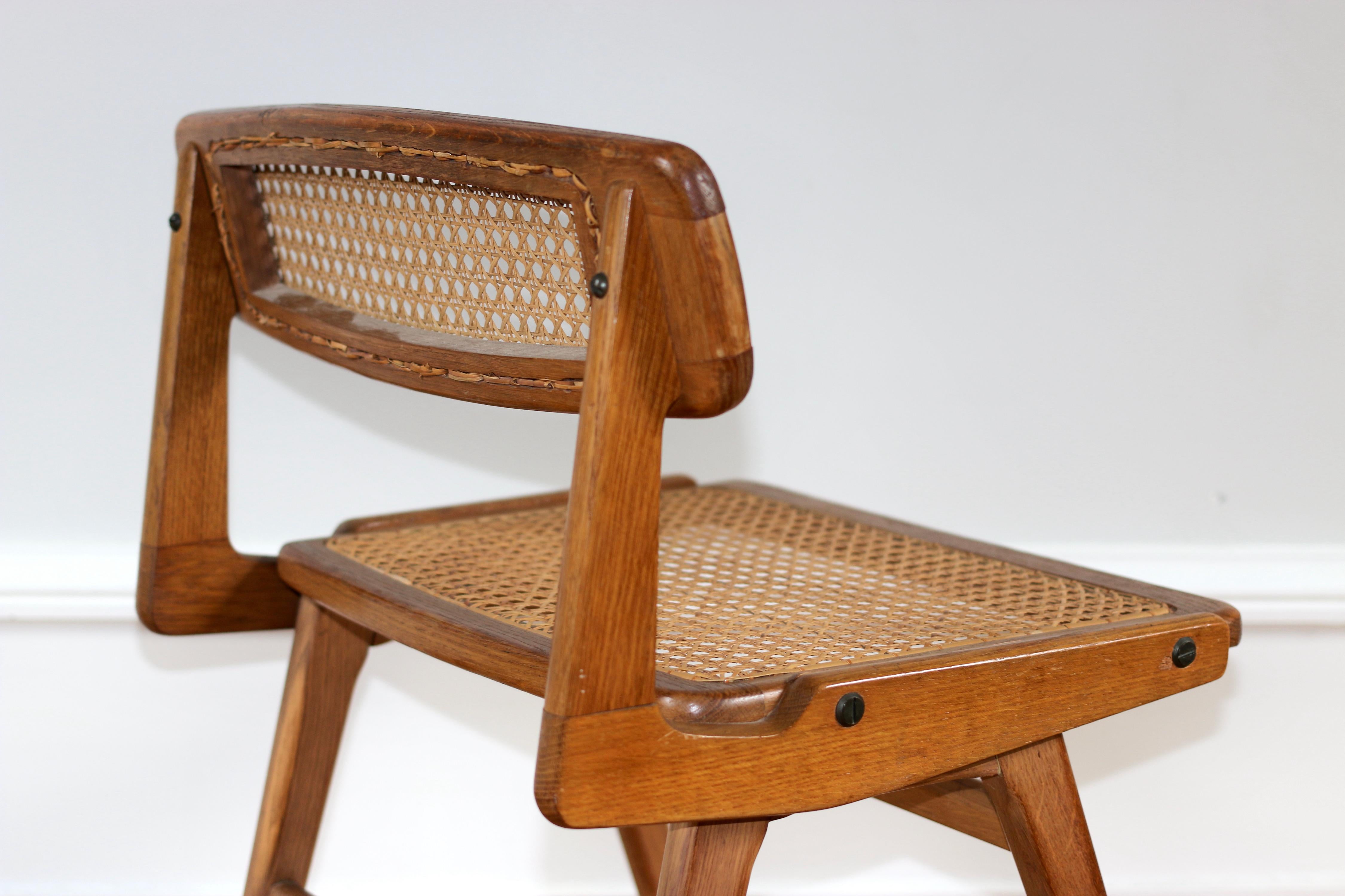 Paire de chaises 1960 Roger Landault 5