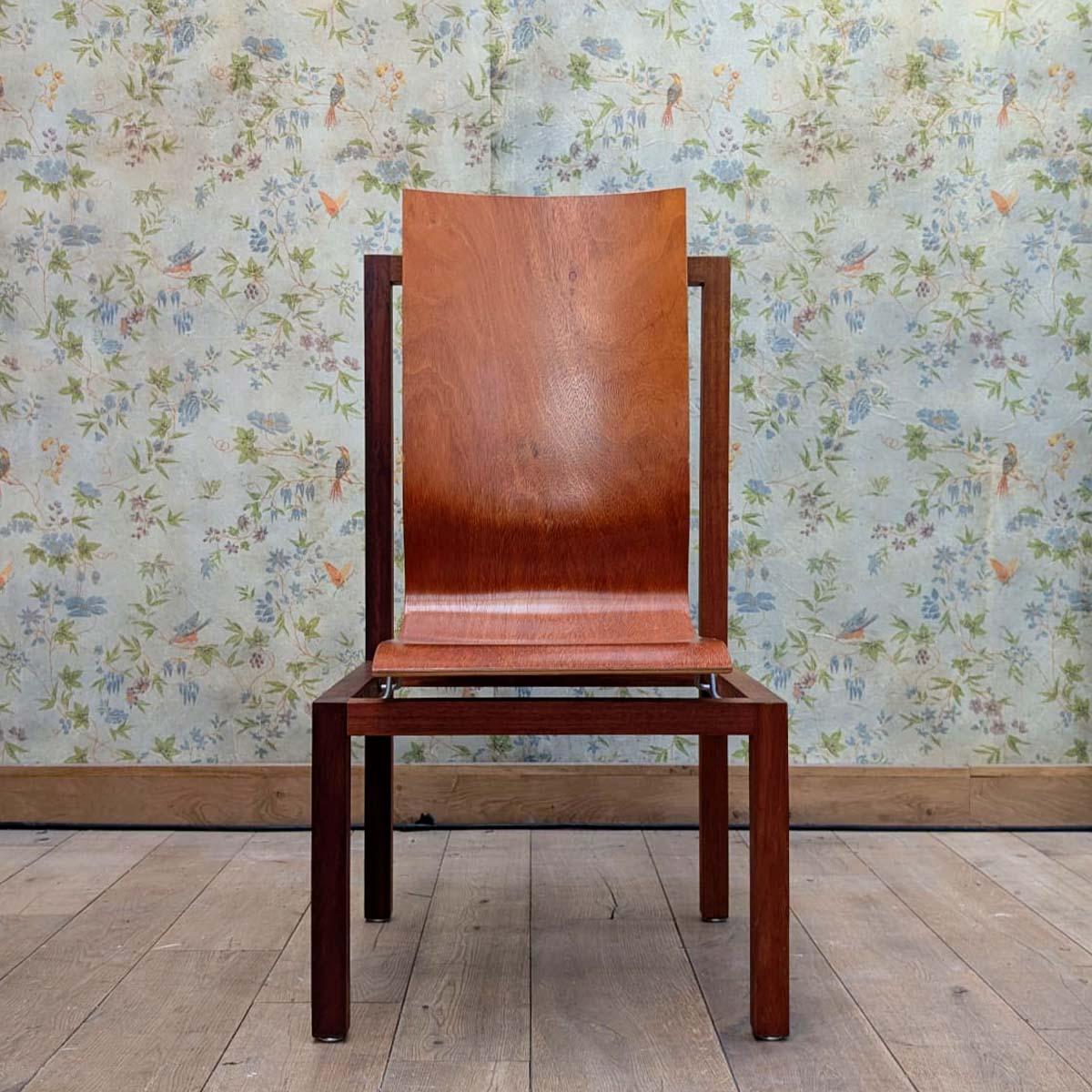 Stainless Steel Pair of BNF chairs by Dominique Perrault and Gaëlle Lauriot-Prévost