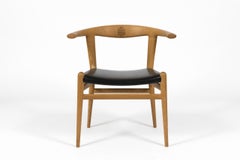 Paire de Chaises ‘Bull Chair’, Modèle PP-518, En Chêne Massif, Hans J. Wegner