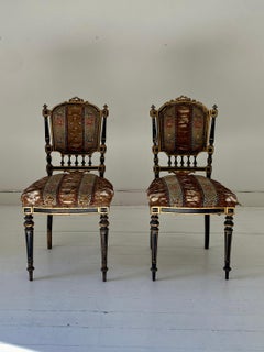 Paire de chaises d'apparat Napoléon III