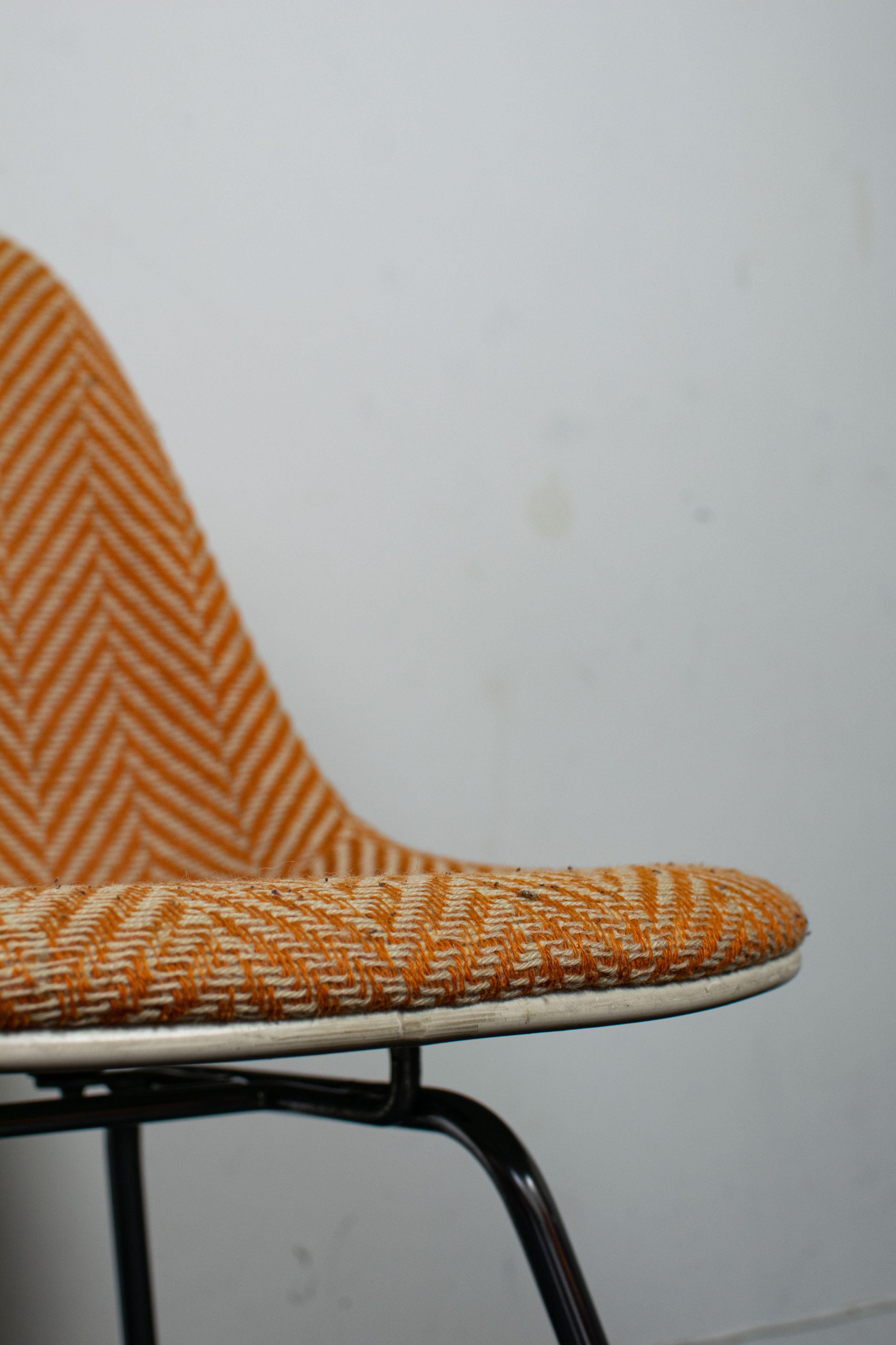 Par de chaises Eames DSX par Herman Miller, 1960 Fibra de vidrio