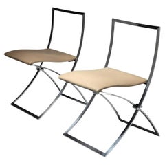 Paire de chaises Luisa de Marcello Cuneo pour Mobel Italia, Italie, 1970