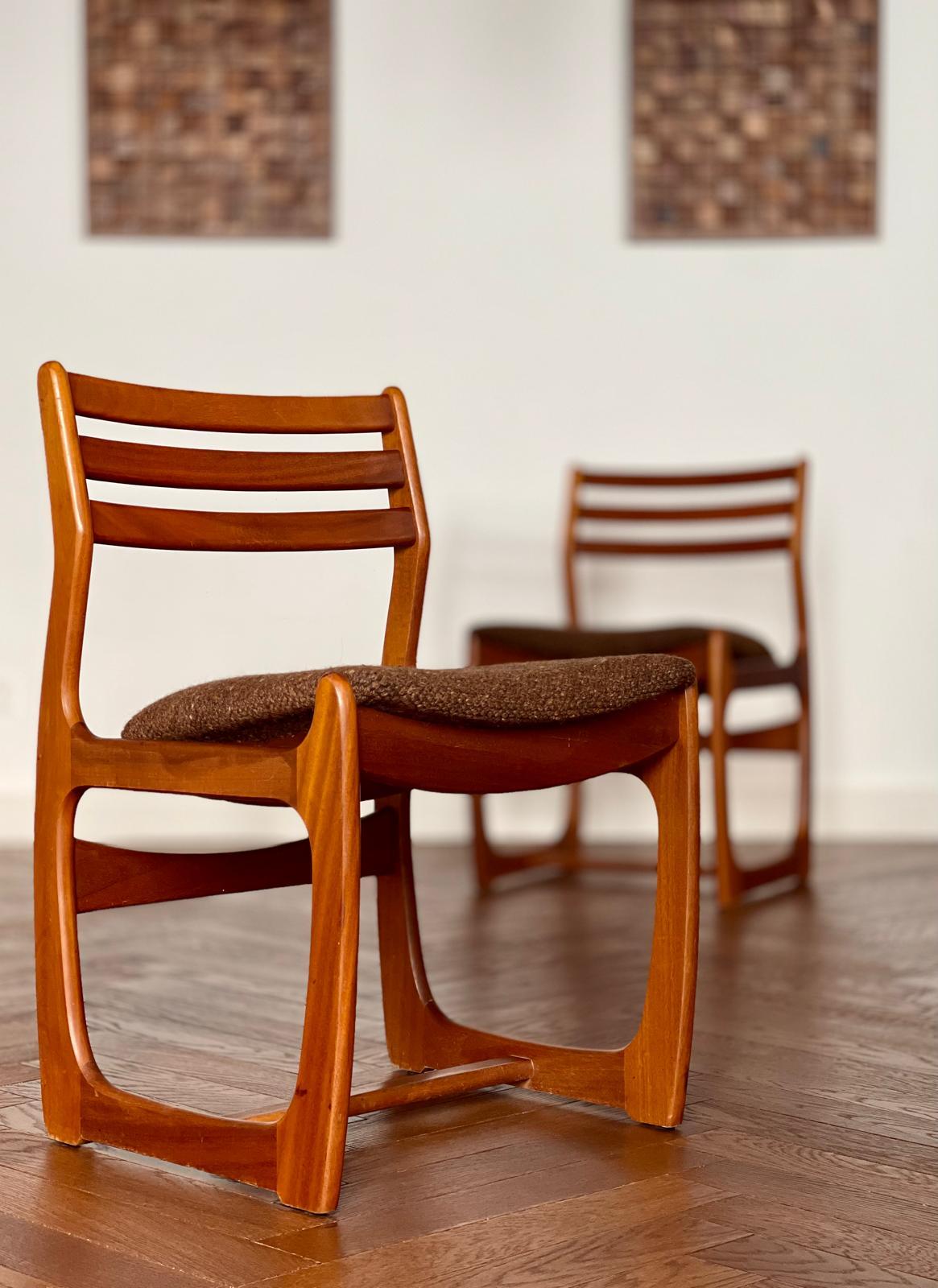 Paar Liegestühle Portwood vintage années 60/70 (Moderne der Mitte des Jahrhunderts) im Angebot