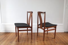 Paire de chaises scandinave vintage teck henning Sorensen