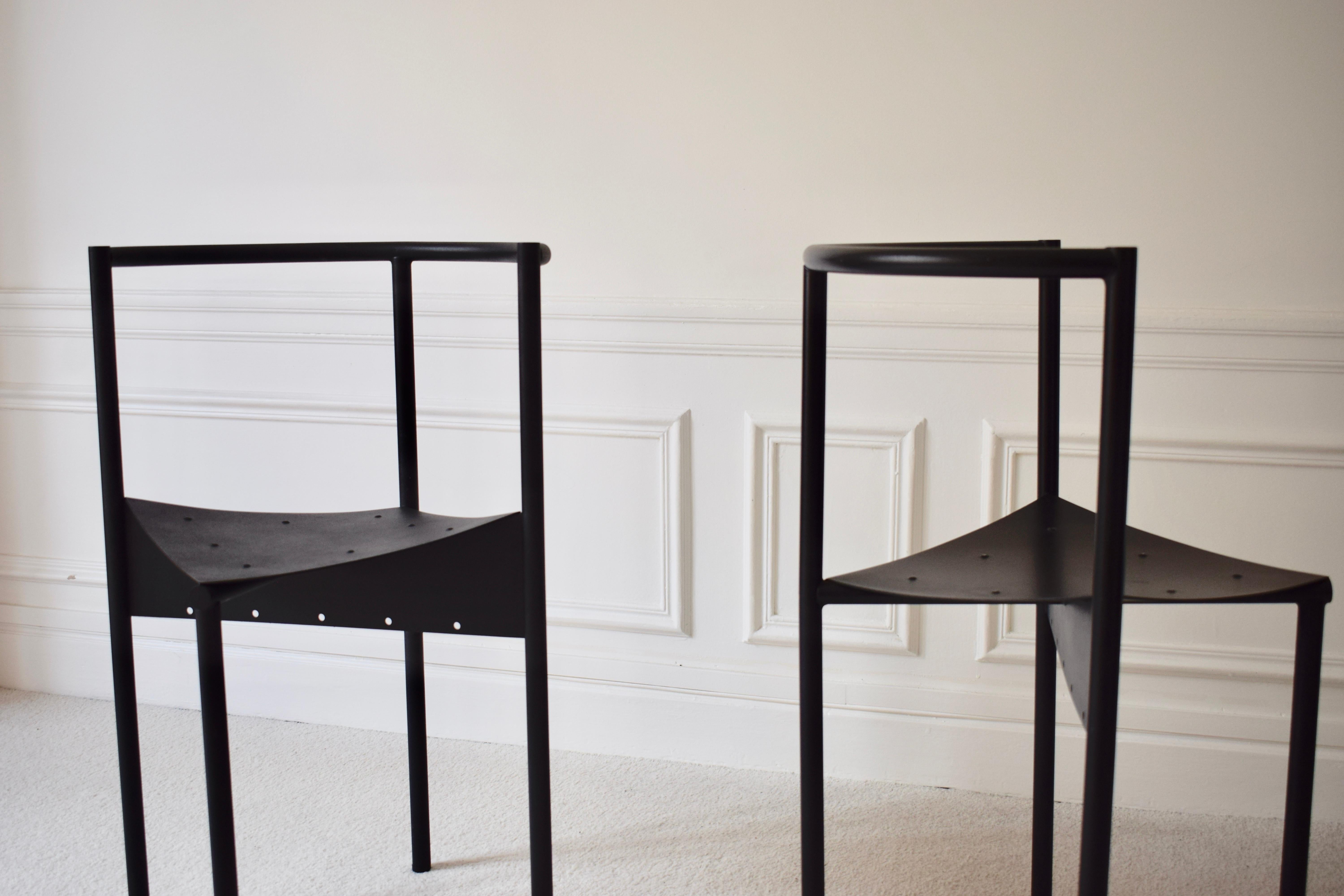 Post-Modern Paire de chaises Wendy Wright de Philippe Starck pour Disform For Sale