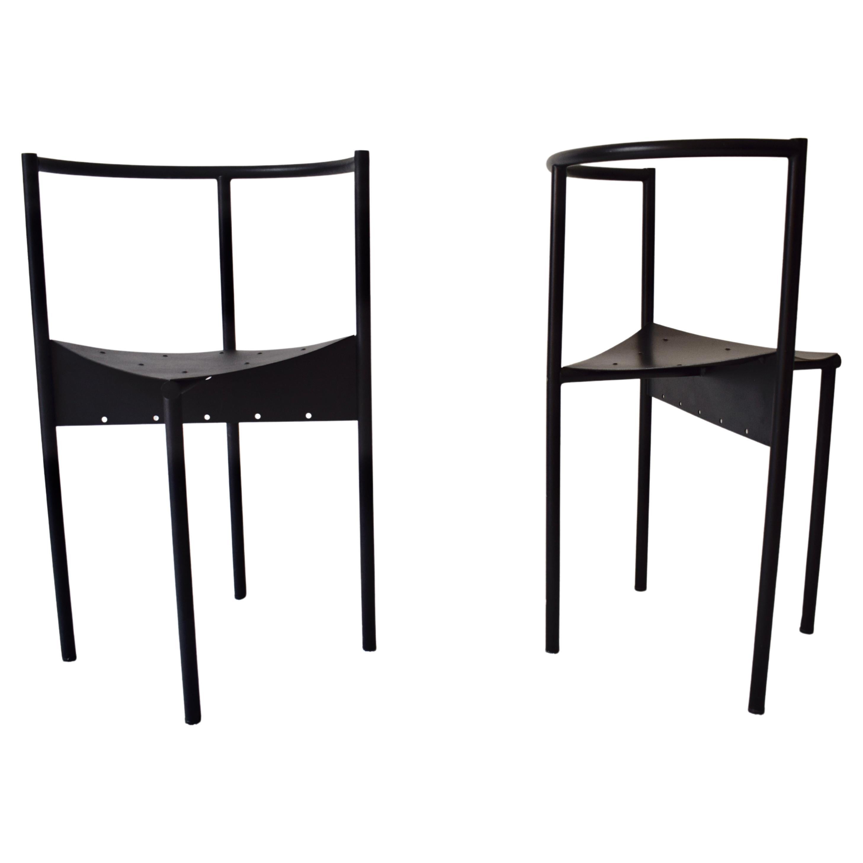 Paire de chaises Wendy Wright de Philippe Starck pour Disform