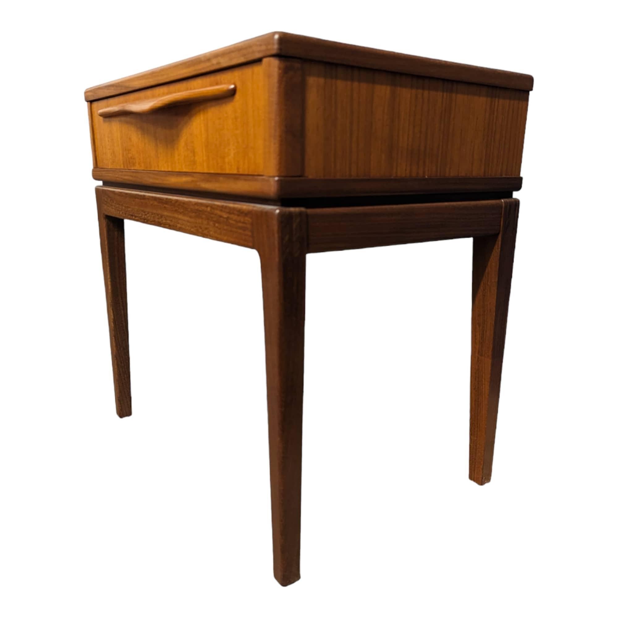 Mid-20th Century Danish 20th Century by Carlström & Co Möbel Fabrik Teak Bedside Table  For Sale