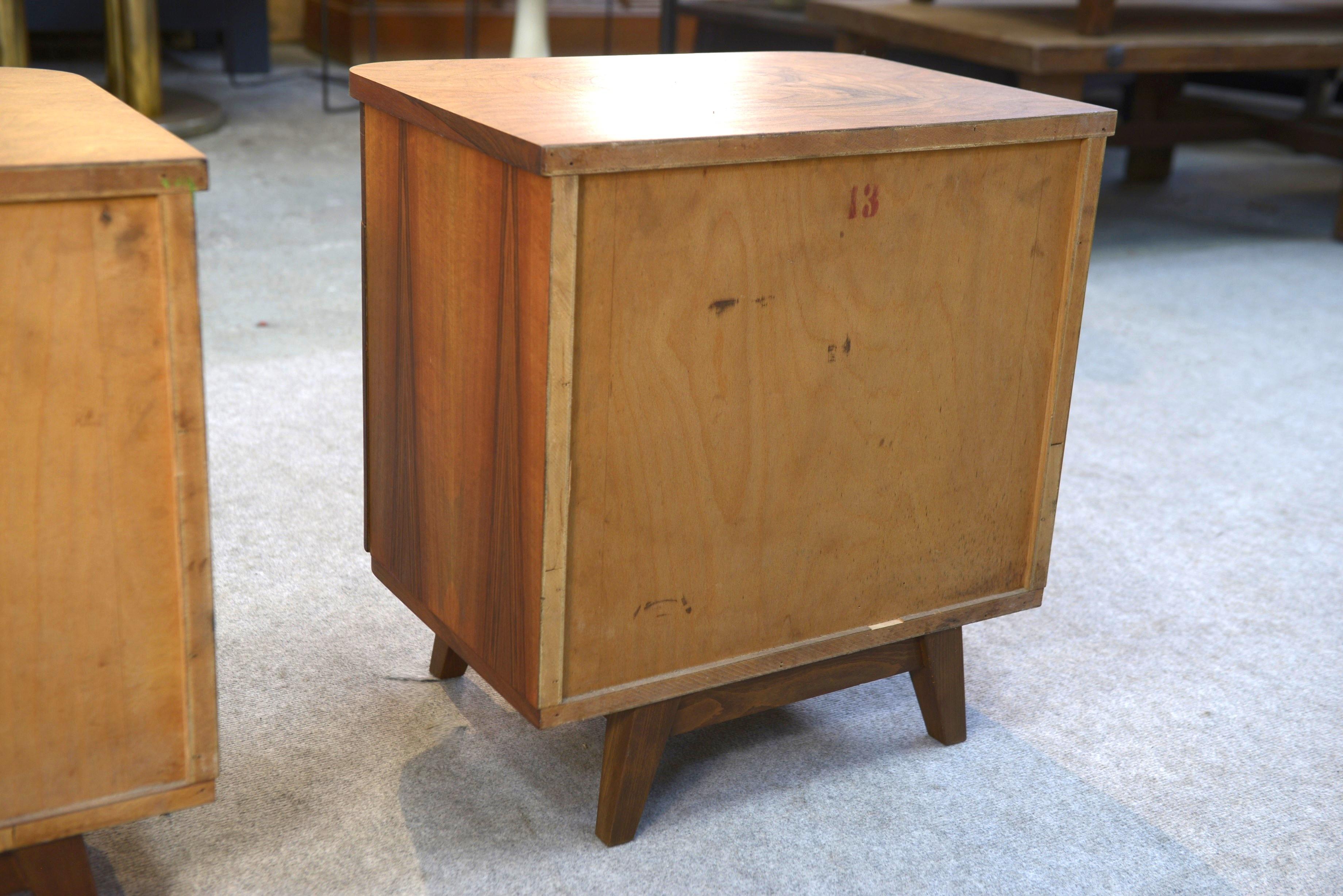 Paire de chevets en bois 1960 For Sale 7