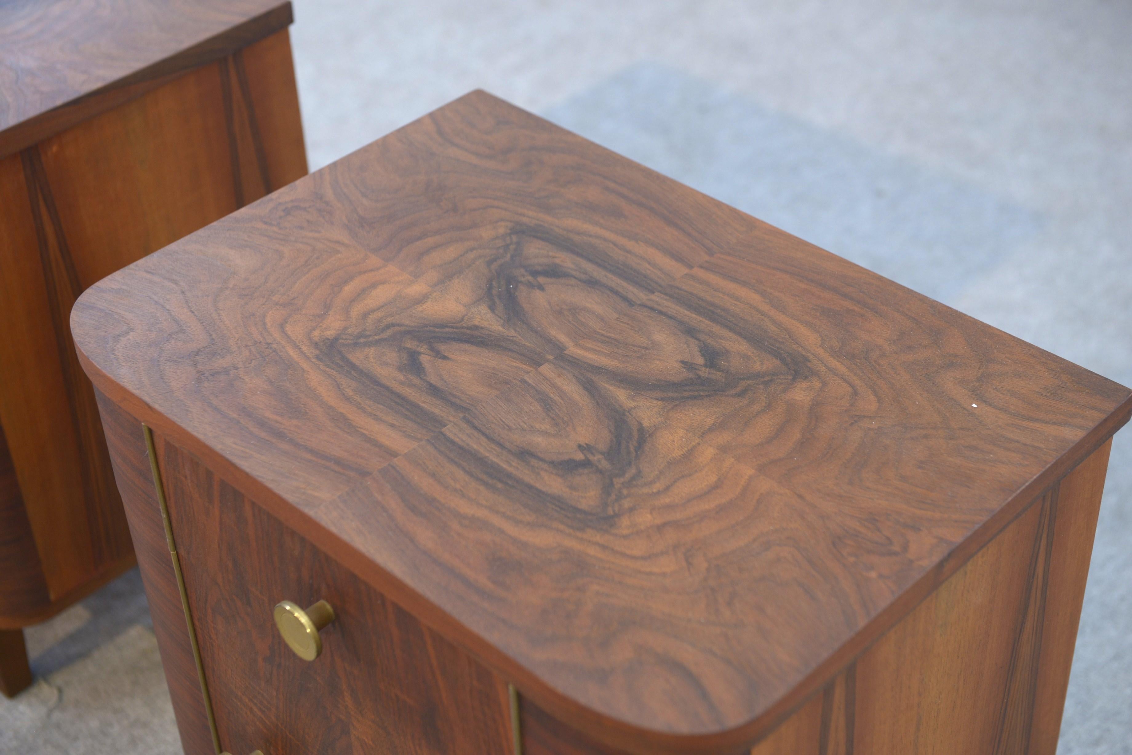 Wood Paire de chevets en bois 1960 For Sale