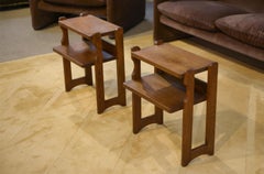 Paire de chevets par Guillerme et Chambron pour "Votre Maison" 1960's