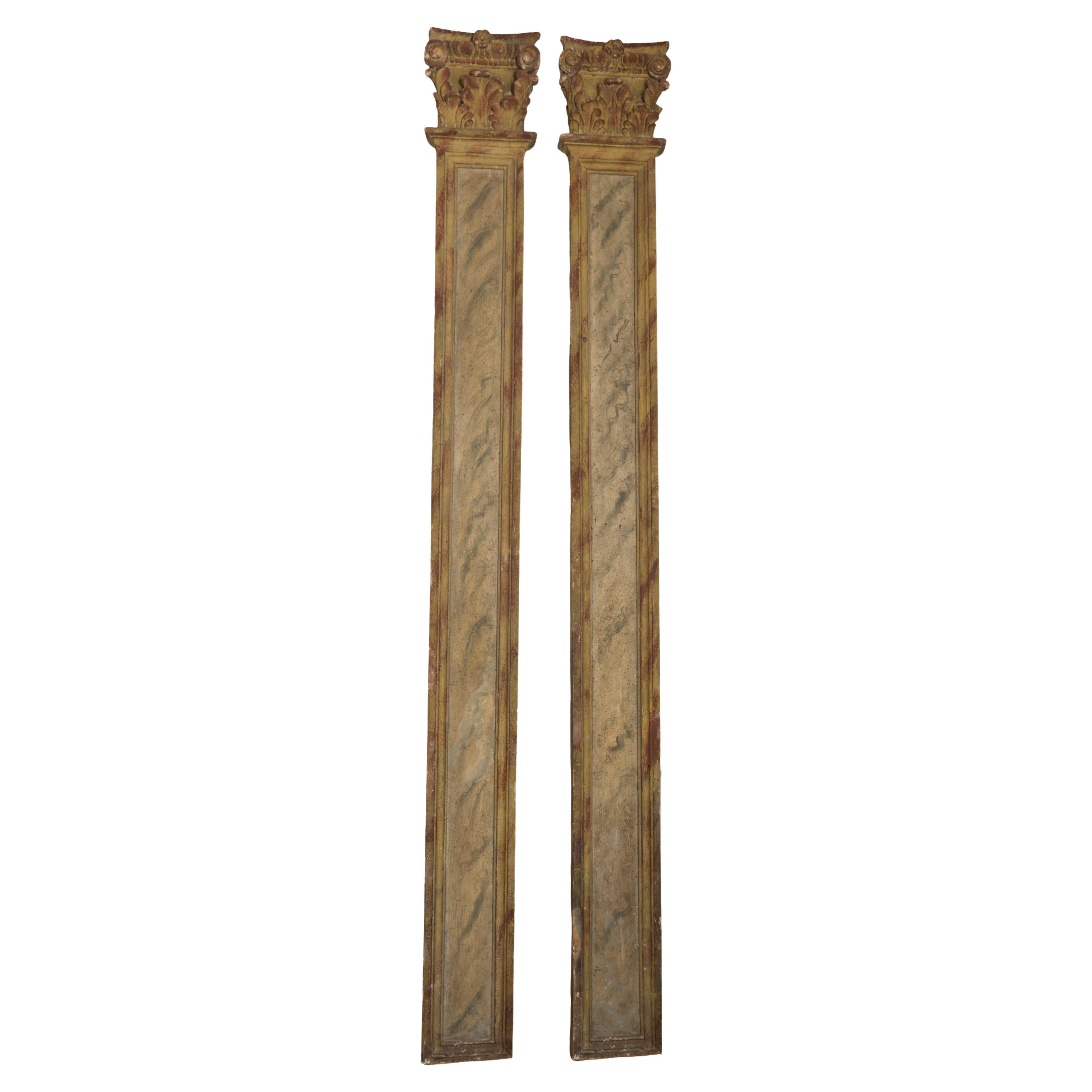 Paire de Colonnes Néoclassiques