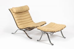 Paire de fauteuils Avec Ottoman “Ari”par Arne Norell Pour Norell Møbel AB