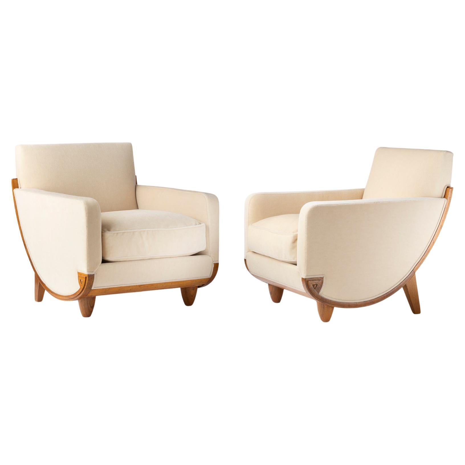 Paire de fauteuils di Alfred Levy