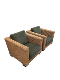Paire de Fauteuils dans le gout d'Audoux et Minnet