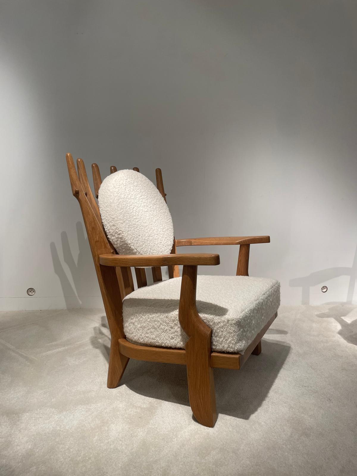 Paire de fauteuils Guillerme et Chambron en venta 5