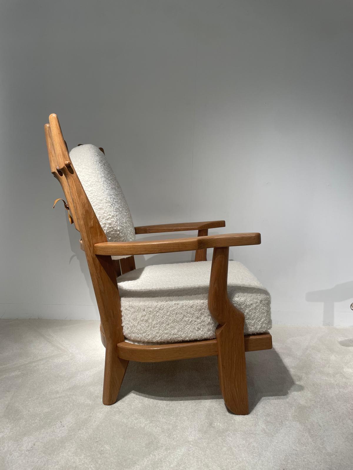 Paire de fauteuils Guillerme et Chambron Moderno de mediados de siglo en venta