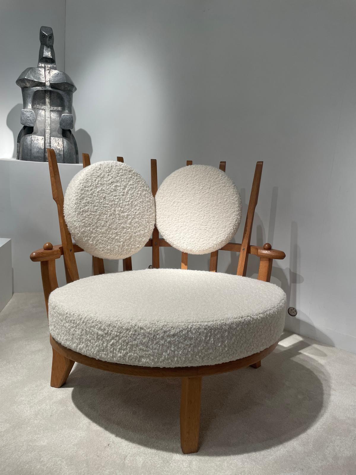 Paire de fauteuils Guillerme et Chambron Moderno de mediados de siglo en venta