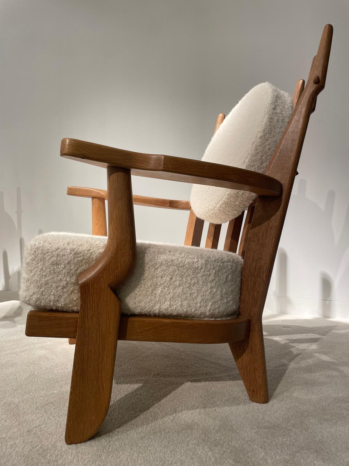 Paire de fauteuils Guillerme et Chambron en venta 2