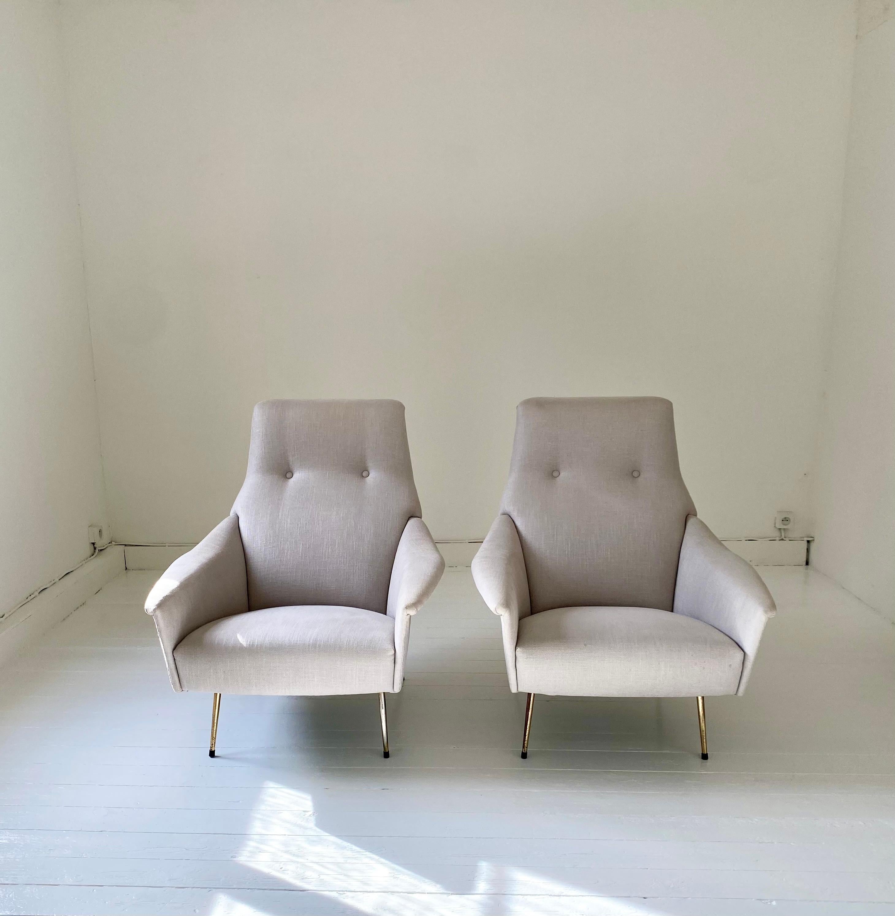 French Paire de fauteuils Guy Besnard