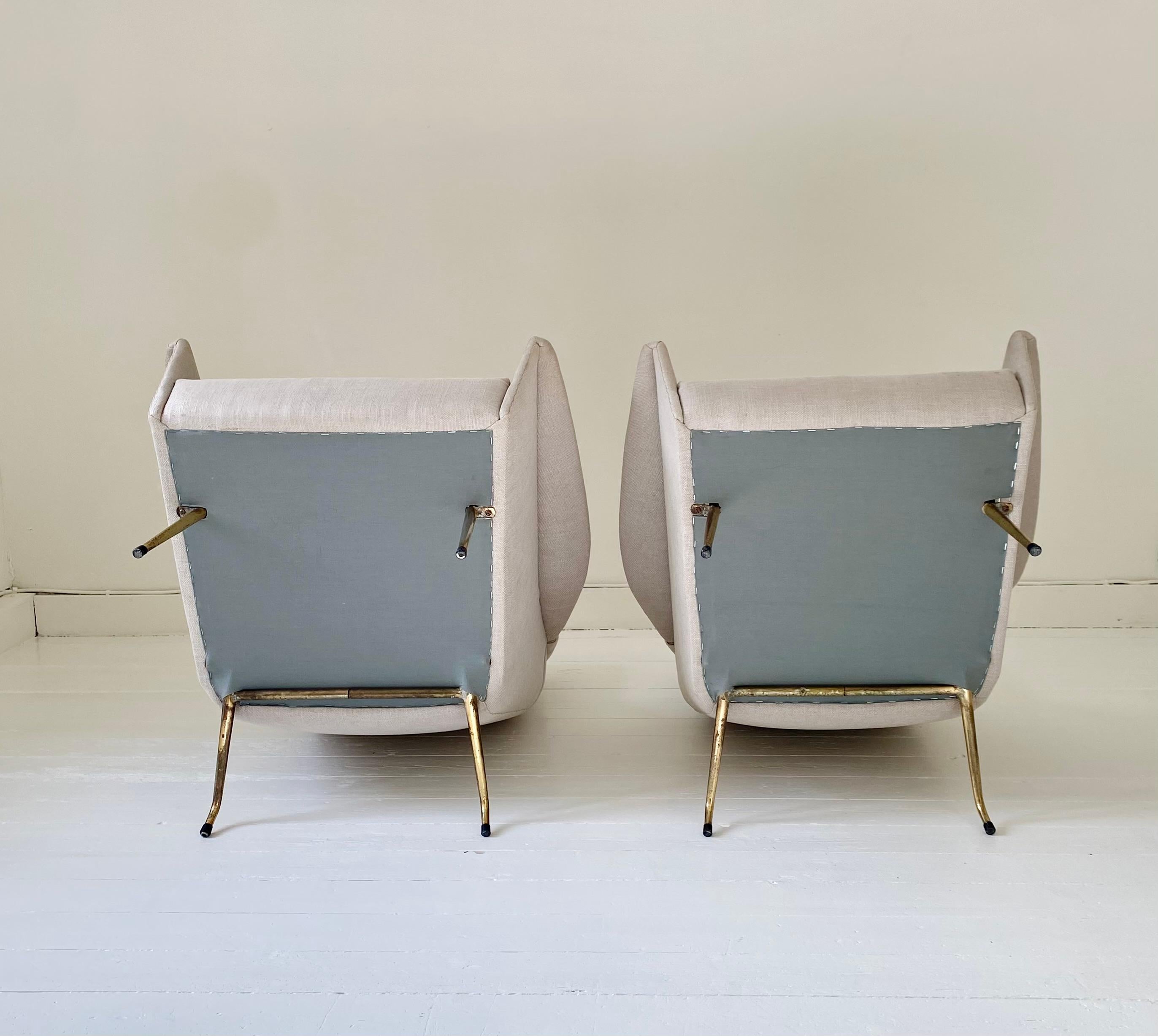 Paire de fauteuils Guy Besnard In Good Condition In LIVAROT-PAYS-D’AUGE, FR