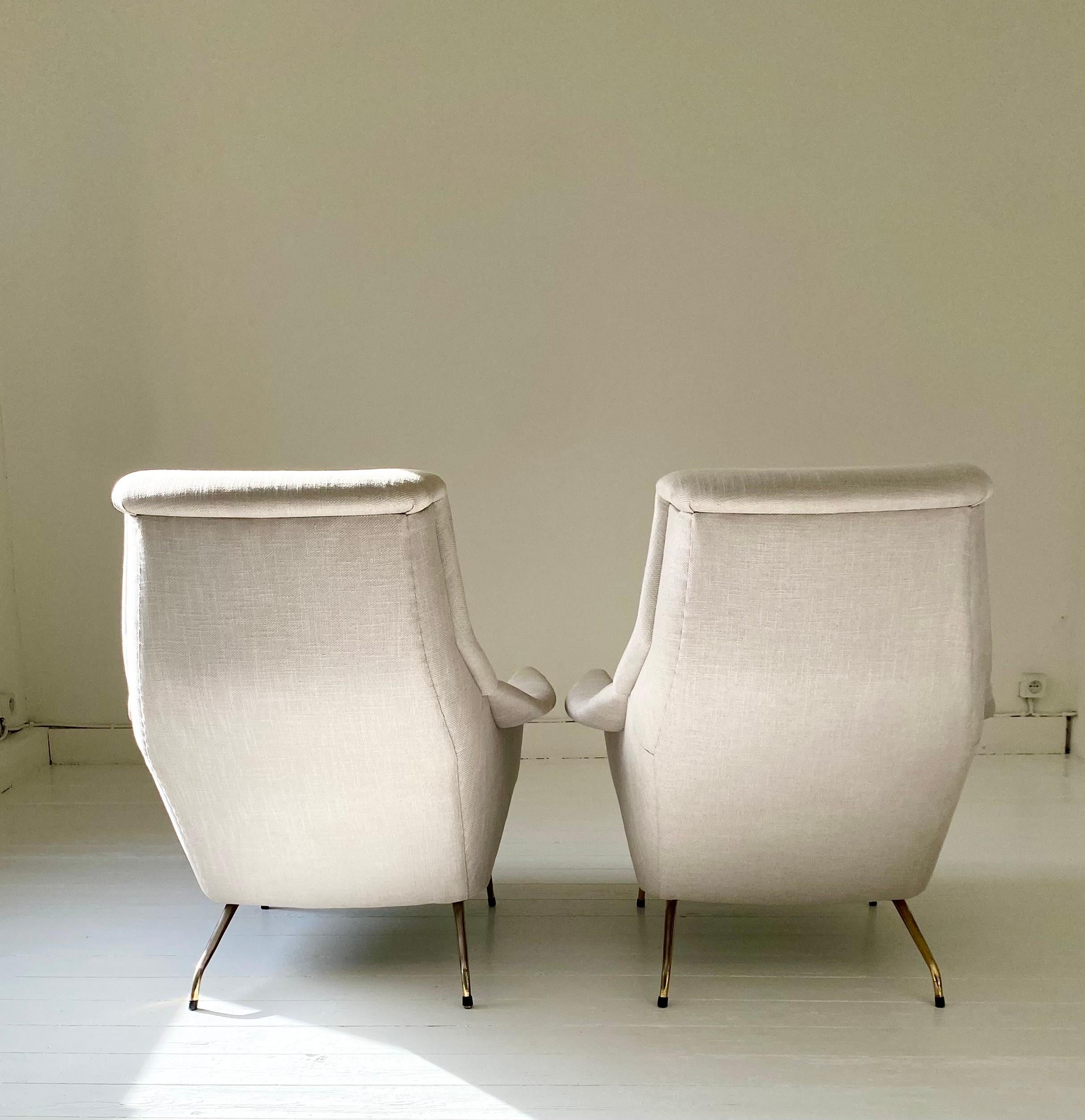 Mid-20th Century Paire de fauteuils Guy Besnard