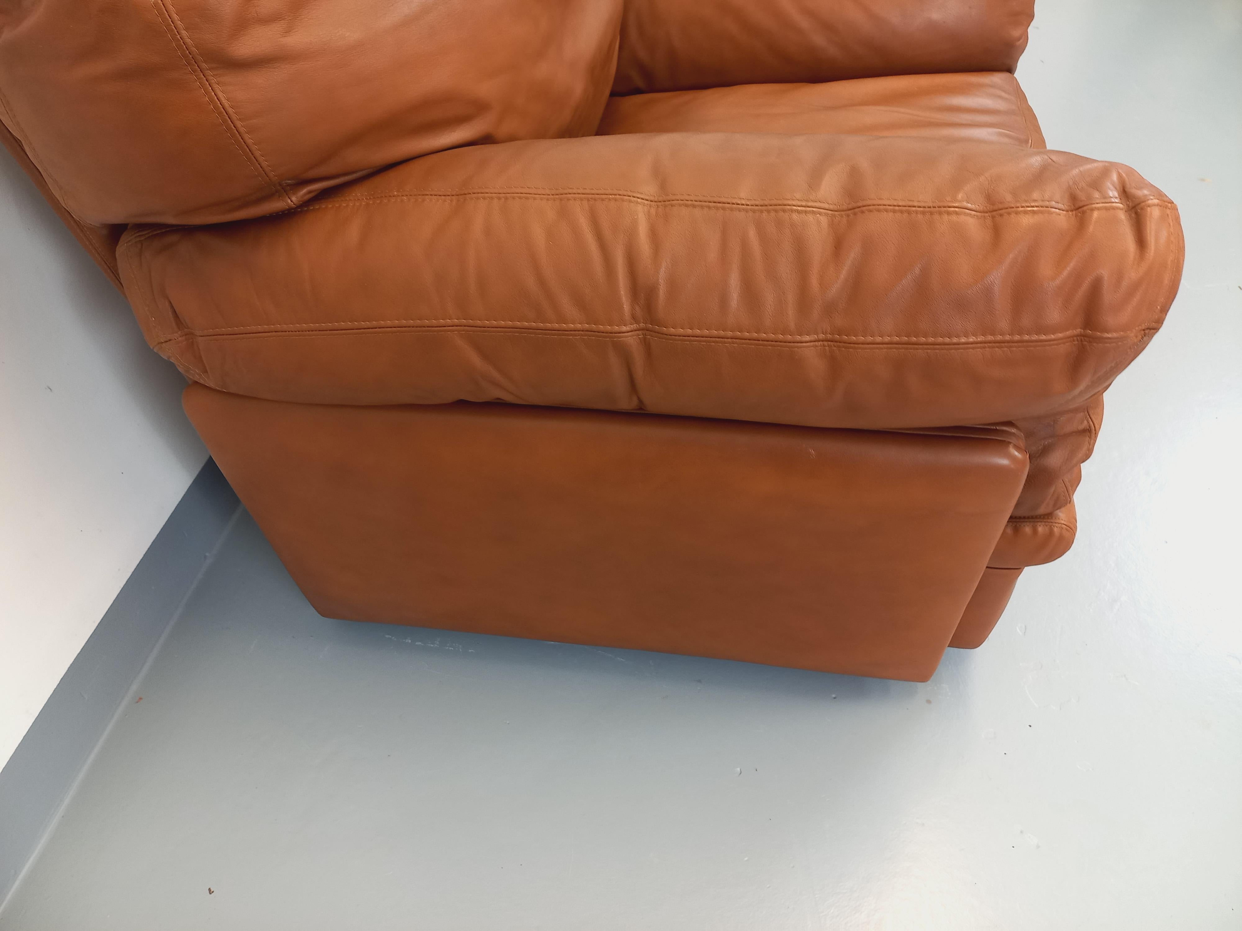 Paire de fauteuils lounge vintage Coquelicot de Tito Agnoli pour Poltrona Frau For Sale 9
