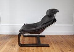 Paire de fauteuils de salon scandinaves Kroken par Are Fribyter Roche Bobois