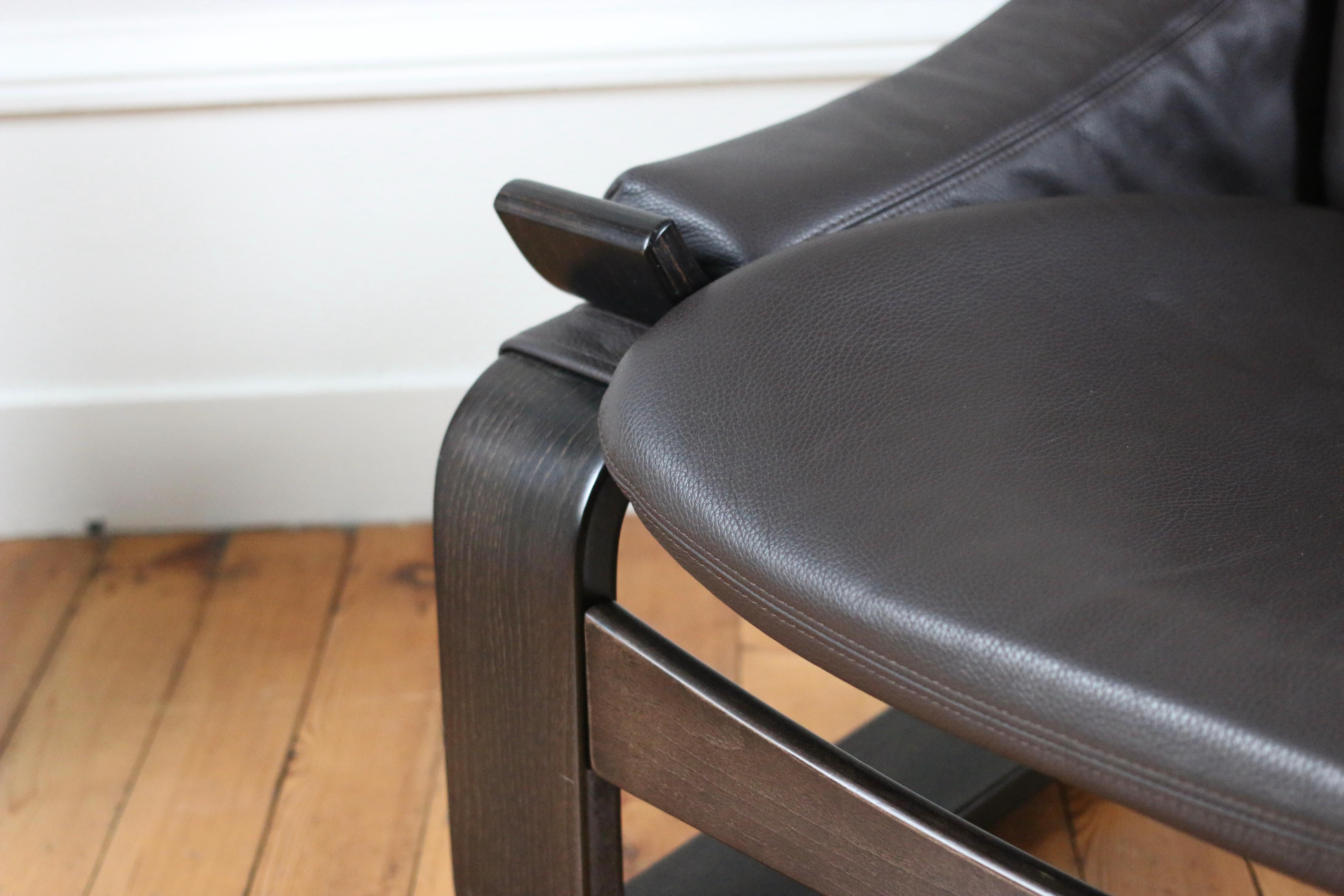 Fin du 20e siècle Paire de fauteuils de salon scandinaves Kroken par Are Fribyter Roche Bobois