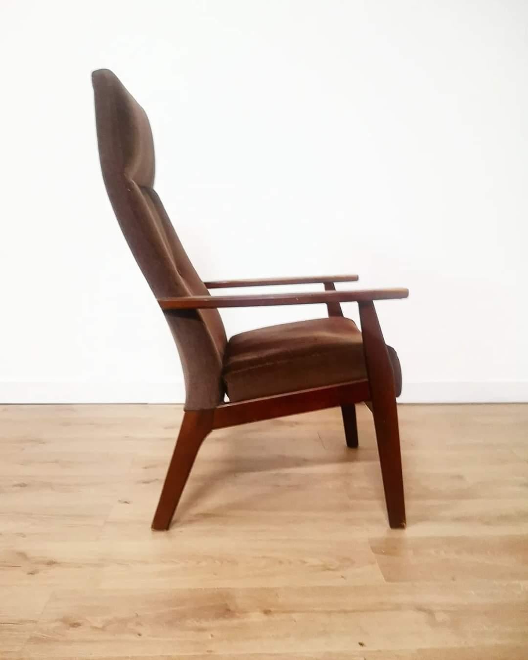 Paire de fauteuils scandinaves signés Parker Knoll In Good Condition For Sale In SAINT-ESTÈVE, FR