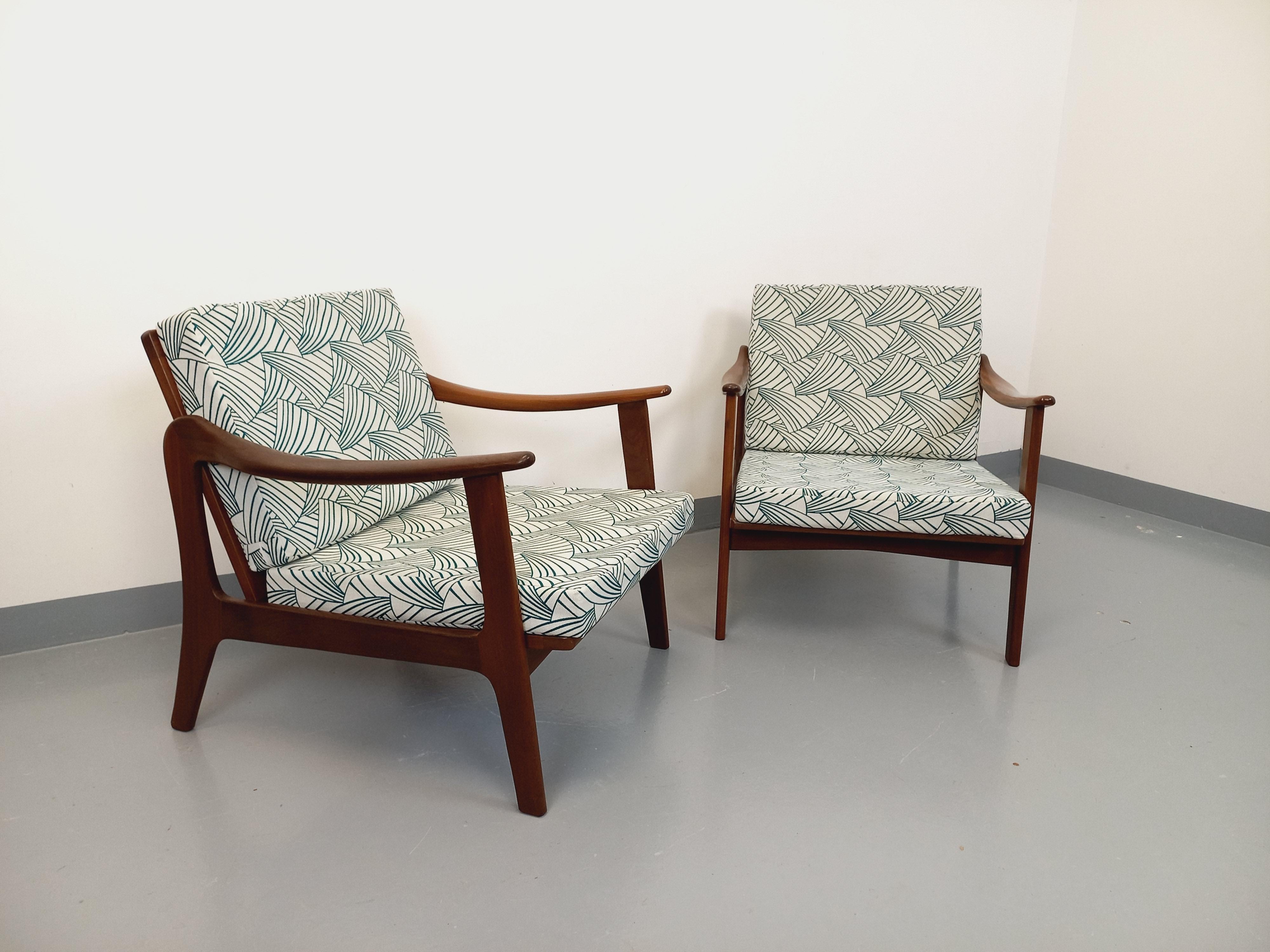 Paio di mobili scandinavi vintage Arne Wahl Iversen per Komfort en teck in vendita 11