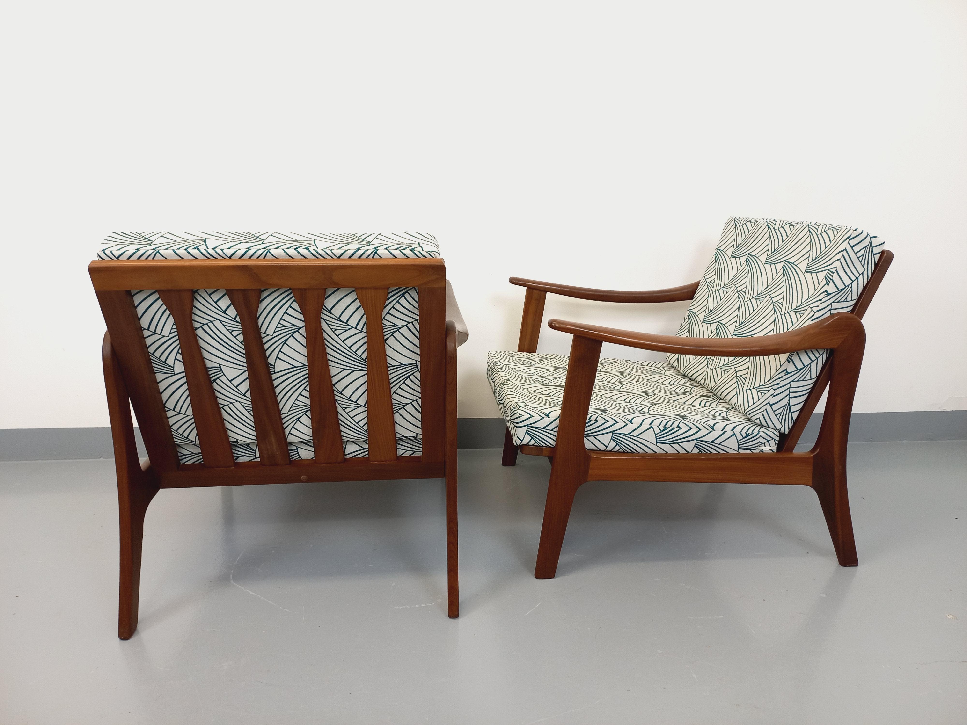 Paio di mobili scandinavi vintage Arne Wahl Iversen per Komfort en teck in vendita 2